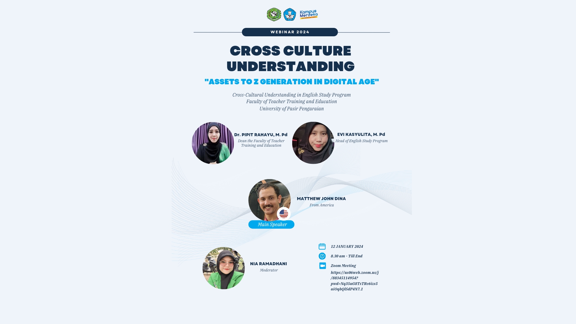WEBINAR CROSS CULTURE UNDERSTANDING PRODI PENDIDIKAN BAHASA INGGRIS UPP SUKSES TINGKATKAN PEMAHAMAN MAHASISWA
