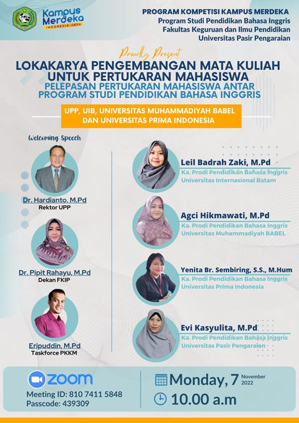 PRODI PENDIDIKAN BAHASA INGGRIS UPP LAKUKAN PERTUKARAN MAHASISWA DI TIGA PROVINSI