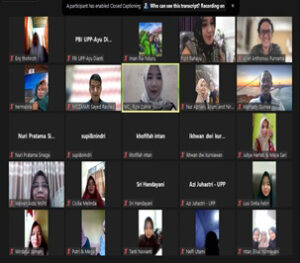 UPP'S ENGLISH EDUCATION STUDY PROGRAM SUCCESSFULLY HELD AN INTERNATIONAL WEBINAR
